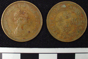 Thumbnail of Coin: British Crown Colony of Hong Kong, 50 Cents (1984.16.0103)