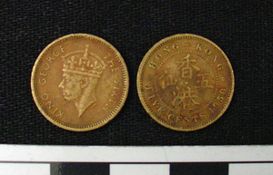 Thumbnail of Coin: British Crown Colony of Hong Kong, 5 Cents (1984.16.0107)