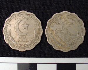 Thumbnail of Coin: Dominion of Pakistan, 1 Anna (1984.16.0118)
