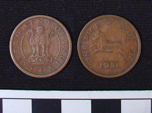 Thumbnail of Coin: Republic of India, 1 Pice (1984.16.0127)