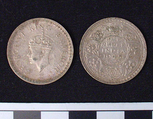 Thumbnail of Coin: British India, 1/2 Rupee (1984.16.0139)