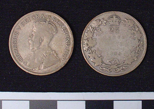 Thumbnail of Coin: Canada, 25 Cents (1984.16.0140)