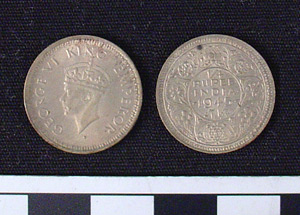 Thumbnail of Coin: British India, 1/4 Rupee (1984.16.0146)