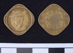 Thumbnail of Coin: British India, 1/2 Anna (1984.16.0150)