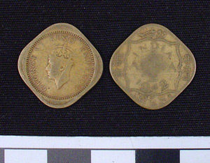 Thumbnail of Coin: British India, 1/2 Anna (1984.16.0151)