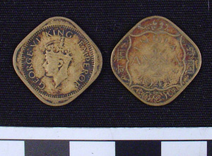 Thumbnail of Coin: British India, 1/2 Anna (1984.16.0152)