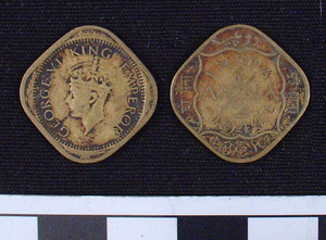 Thumbnail of Coin: British India, 1/2 Anna (1984.16.0152)