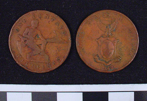 Thumbnail of Coin: U.S. Commonwealth of Philippines, 1 Centavo (1984.16.0170)