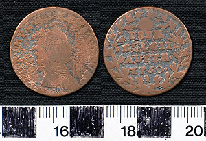 Thumbnail of Coin: Austrian Netherlands, 2 Liards (1900.61.0013)