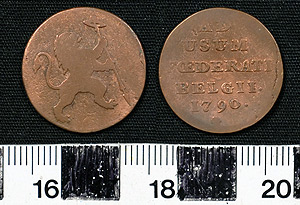 Thumbnail of Coin: United States of Belgium, Belgium Insurrection, 2 Liards (1900.61.0021)