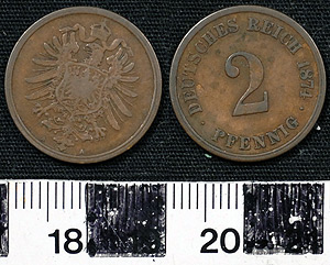 Thumbnail of Coin: Germany 2 Pfennig (1900.61.0073)