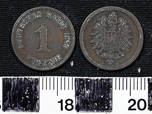 Thumbnail of Coin: Germany 1 Pfennig (1900.61.0076)