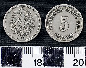 Thumbnail of Coin: Germany 5 Pfennig (1900.61.0079)