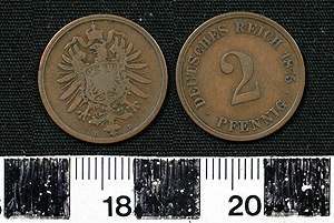 Thumbnail of Coin: Germany 2 Pfennig (1900.61.0082)