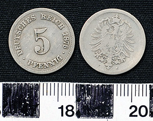 Thumbnail of Coin: Germany 5 Pfennig (1900.61.0084)