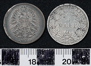 Thumbnail of Coin: Germany 1 Mark (1900.61.0087)
