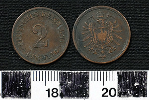 Thumbnail of Coin: Germany 2 Pfennig (1900.61.0088)