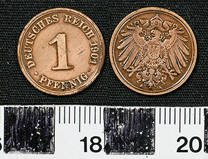 Thumbnail of Coin: Germany 1 Pfennig (1900.61.0093)