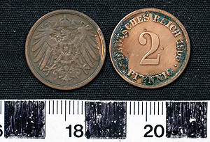 Thumbnail of Coin: Germany 2 Pfennig (1900.61.0096)