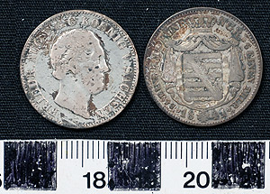 Thumbnail of Coin: Saxony, Germany (1900.61.0098)