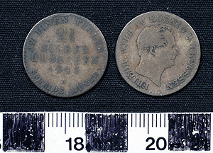 Thumbnail of Coin: Prussia 2 1/2 Silber Groschen (1900.61.0105)