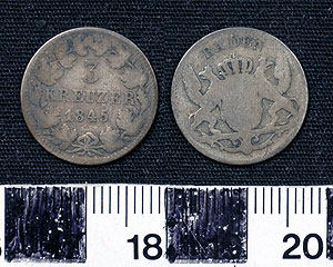 Thumbnail of Coin: Germany 3 Kreuzer (1900.61.0111B)