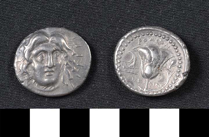 Thumbnail of Coin: Tetradrachm, Rhodes (1900.63.0010)