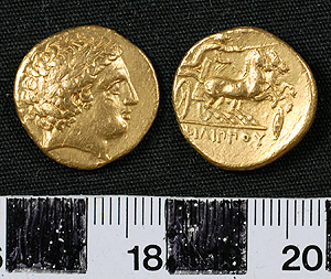 Thumbnail of Modern Forgery, Coin: Gold Stater of Philip II (1900.63.0022)