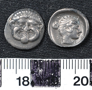 Thumbnail of Coin: Tetraobol with Gorgon (1900.63.0030)