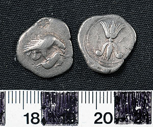Thumbnail of Coin: Hemidrachm, Olympia (1900.63.0046)