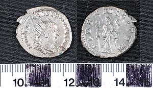Thumbnail of Coin: Debased Antoninianus of Valerian (1900.63.0049)