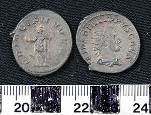 Thumbnail of Coin: Antoninianus of Philip II (1900.63.0098)