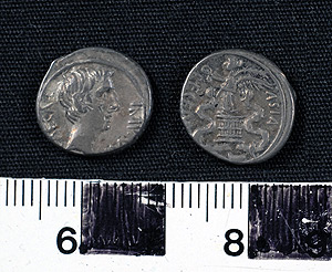 Thumbnail of Coin: Denarius of Augustus  (1900.63.0137)