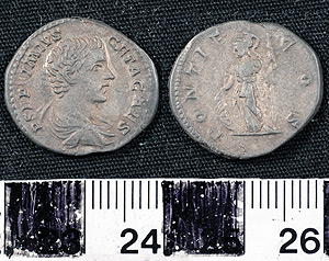 Thumbnail of Coin: Denarius of Geta (1900.63.0271)