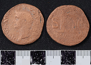 Thumbnail of Coin: As of Tiberius (1900.63.0327)