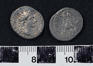 Thumbnail of Coin: Denarius of Tiberius (1900.63.0330)