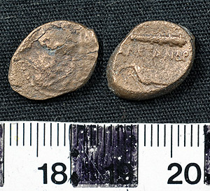Thumbnail of Coin: AE 19, Macedonia? (1900.63.0331)
