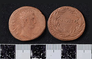 Thumbnail of Coin: AE Sestertius of Augustus from Pergamon (1900.63.0447)