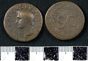 Thumbnail of Coin: AE Dupondius of Augustus (Posthumous) (1900.63.0470)