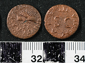 Thumbnail of Coin: Quadrans of Augustus  (1900.63.0624)