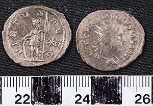 Thumbnail of Coin: AE Antoninianus of Volusian (1900.63.1171)