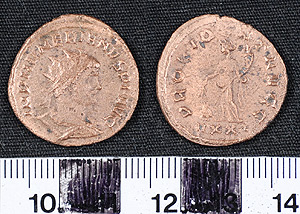 Thumbnail of Coin: AE Antoninianus of Numerian (1900.63.1185)