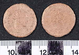 Thumbnail of Coin: AE Antoninianus of Allectus (1900.63.1189)