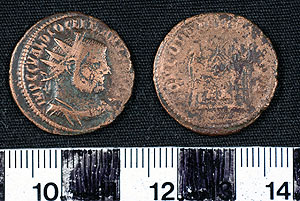 Thumbnail of Coin: AE Antoninianus of Diocletian (1900.63.1229)