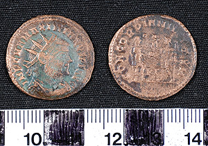 Thumbnail of Coin: AE Antoninianus of Maximianus (1900.63.1261)