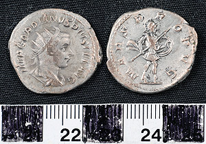 Thumbnail of Coin: AR Antoninianus of Gordian  III (1900.63.1319)