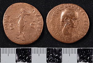 Thumbnail of Coin: AE memorial coin of Rome (1900.63.1345)