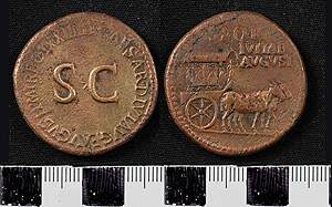 Thumbnail of Coin: Sestertius of Livia (1900.63.1440)