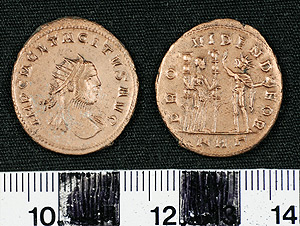 Thumbnail of Coin: AE Antoninianus of Tacitus (1900.63.1505)