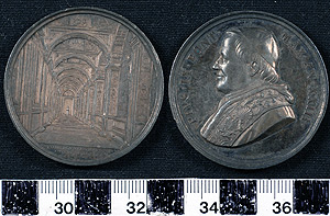 Thumbnail of Commemorative Medal: Pope Pius IX (1900.79.0011)